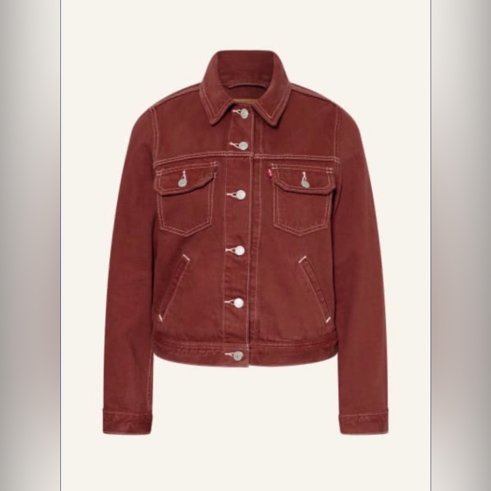 Levi's Women's Jean Jacket - Maroon